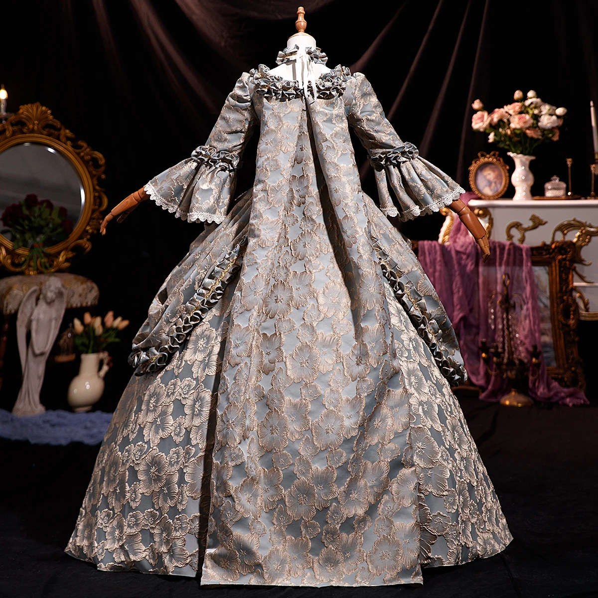 17th Century Historical Period Victorian Ball Gown Marie Antoinette Masquerade Dresses