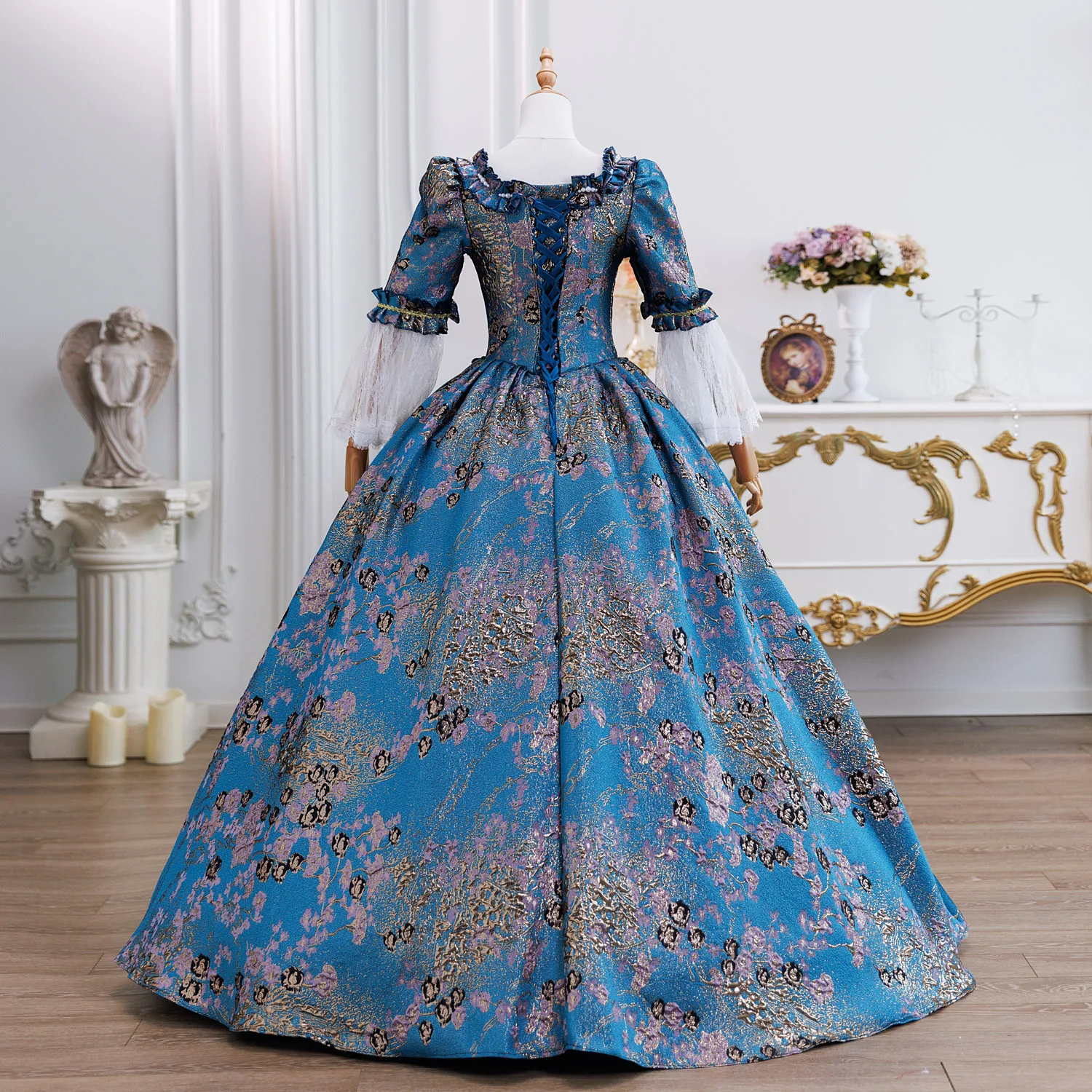 17th Century Historical Period Victorian Ball Gown Marie Antoinette Masquerade Dresses