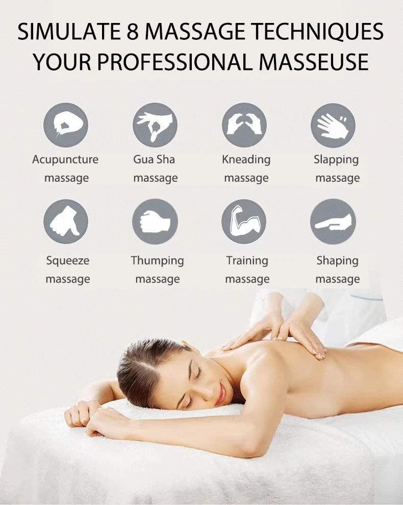 Electric Neck Massager EMS Muscle Massage Stimulator Hip Exerciser Replacement Tens Body Massager Patch Mini Device
