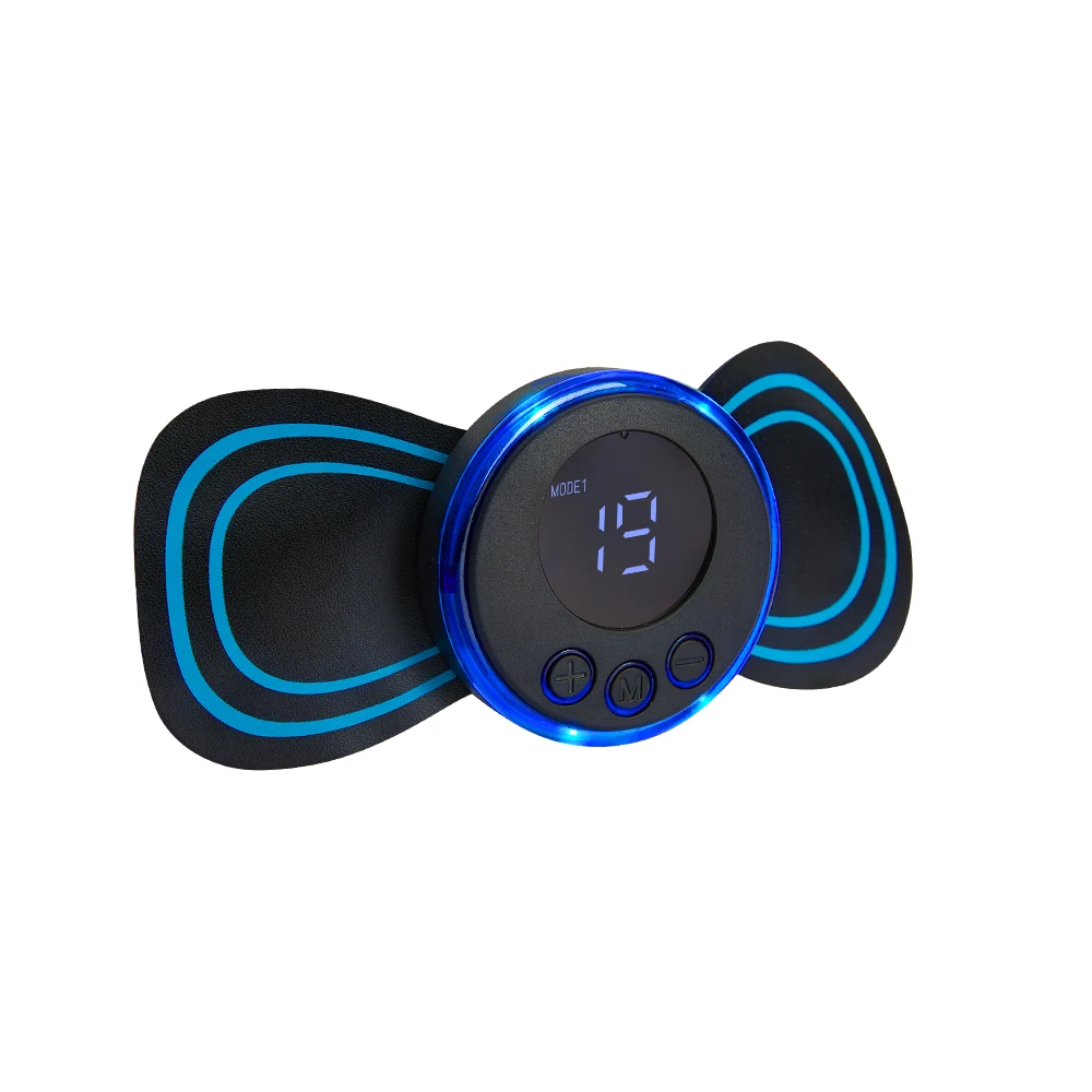 EMS Neck Massager Muscle Stimulator Electric Cervical Spine Massage Patch Low Frequency Pulse Massage Pad Pain Relief Relaxation