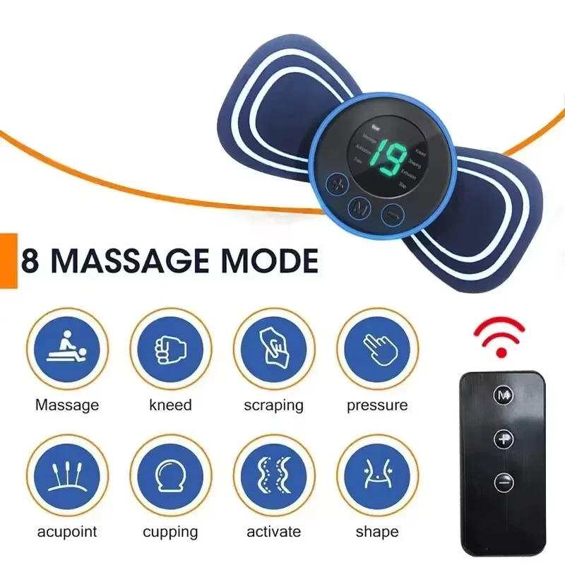 2026 Intelligent Mini Electric Neck Massager Charging Portable Shoulder and Neck Massage Patch with Multiple Adjustable