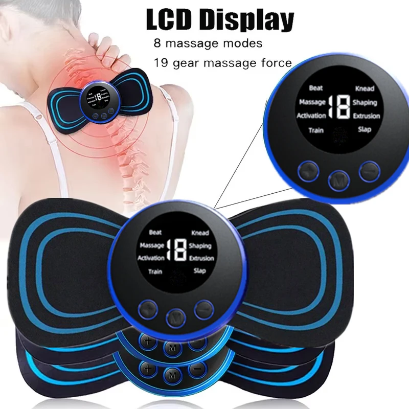 2026 Intelligent Mini Electric Neck Massager Charging Portable Shoulder and Neck Massage Patch with Multiple Adjustable