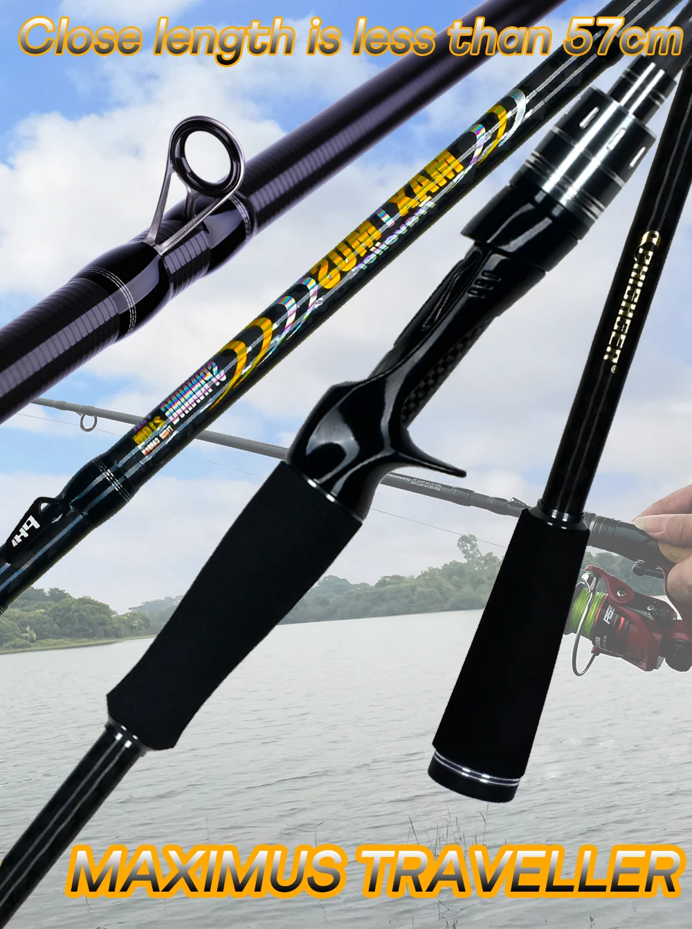 MAXIMUS Lure Fishing Rods 1.8m 2.1m 2.4m 2.7m 3.0m 30T Carbon Spinning Baitcasting Big Guide Travel Casting 3-35g L/M/MH BIUTIFU