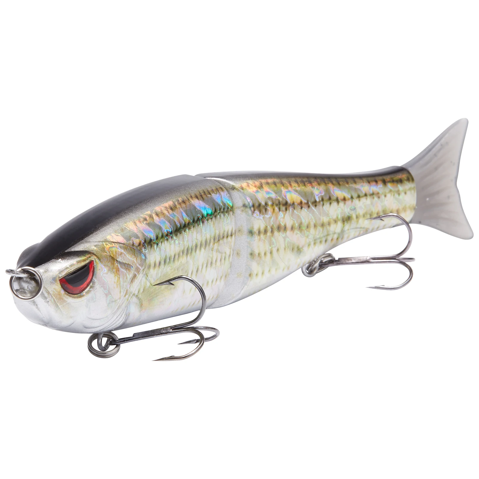 Bassdash Glide Baits for Pike Salmon Trout Topwater Single-Jointed Swimbait Bass Fishing Lure 11.43cm/18.5g 17.78cm/62.5g