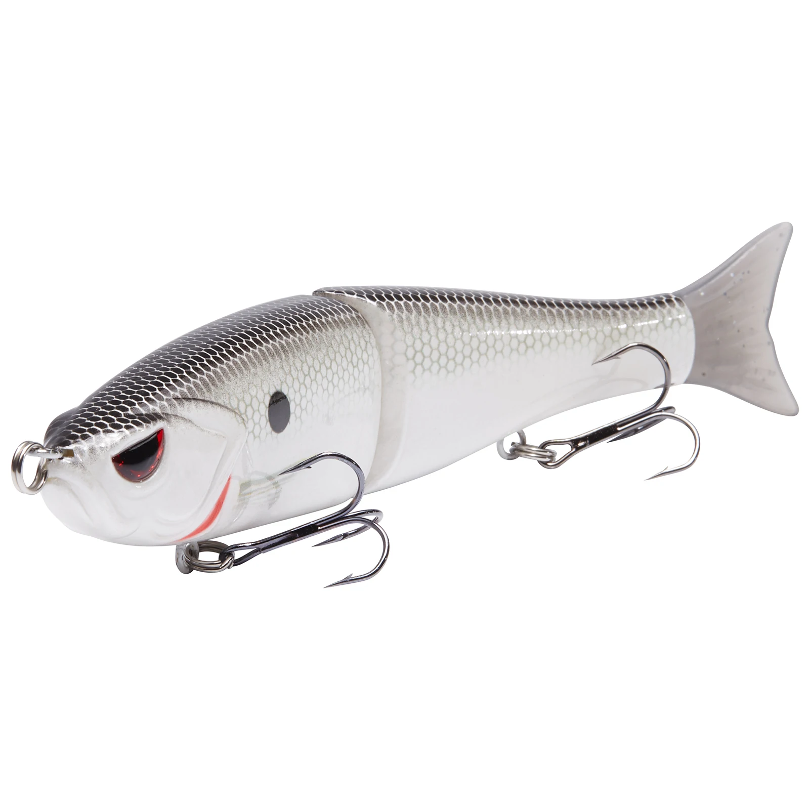 Bassdash Glide Baits for Pike Salmon Trout Topwater Single-Jointed Swimbait Bass Fishing Lure 11.43cm/18.5g 17.78cm/62.5g