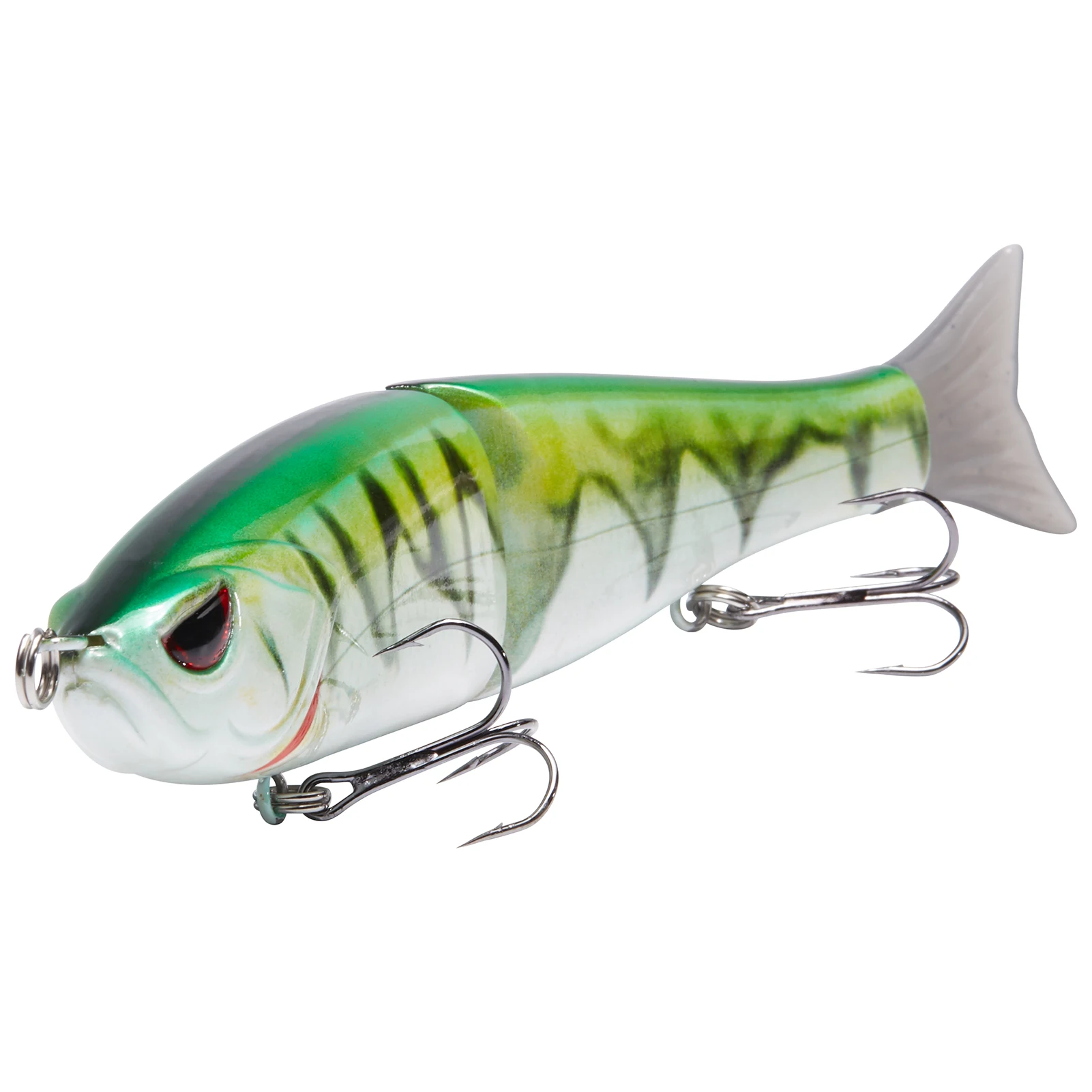 Bassdash Glide Baits for Pike Salmon Trout Topwater Single-Jointed Swimbait Bass Fishing Lure 11.43cm/18.5g 17.78cm/62.5g