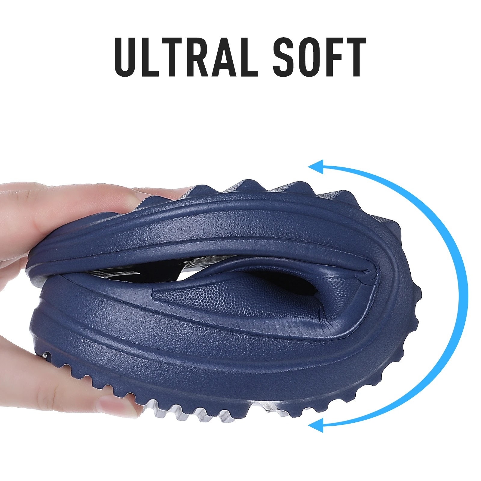 Kidmi Women Flat Sandals Women Slippers Outdoor Non-slip House Slippers Unisex Beach Slides Orthopedic Breath Soft Slippers