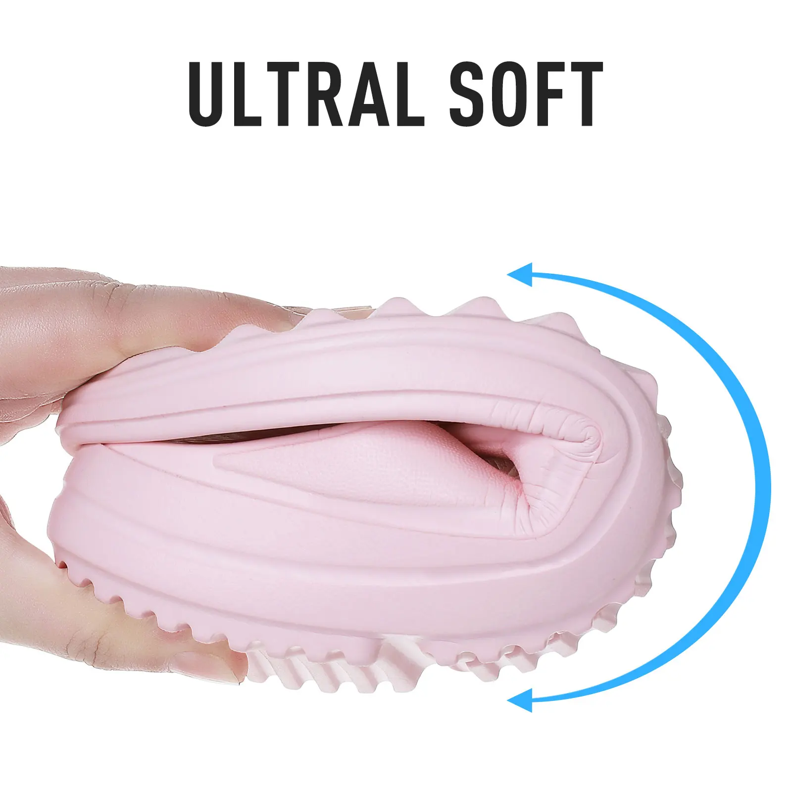 Kidmi Women Flat Sandals Women Slippers Outdoor Non-slip House Slippers Unisex Beach Slides Orthopedic Breath Soft Slippers