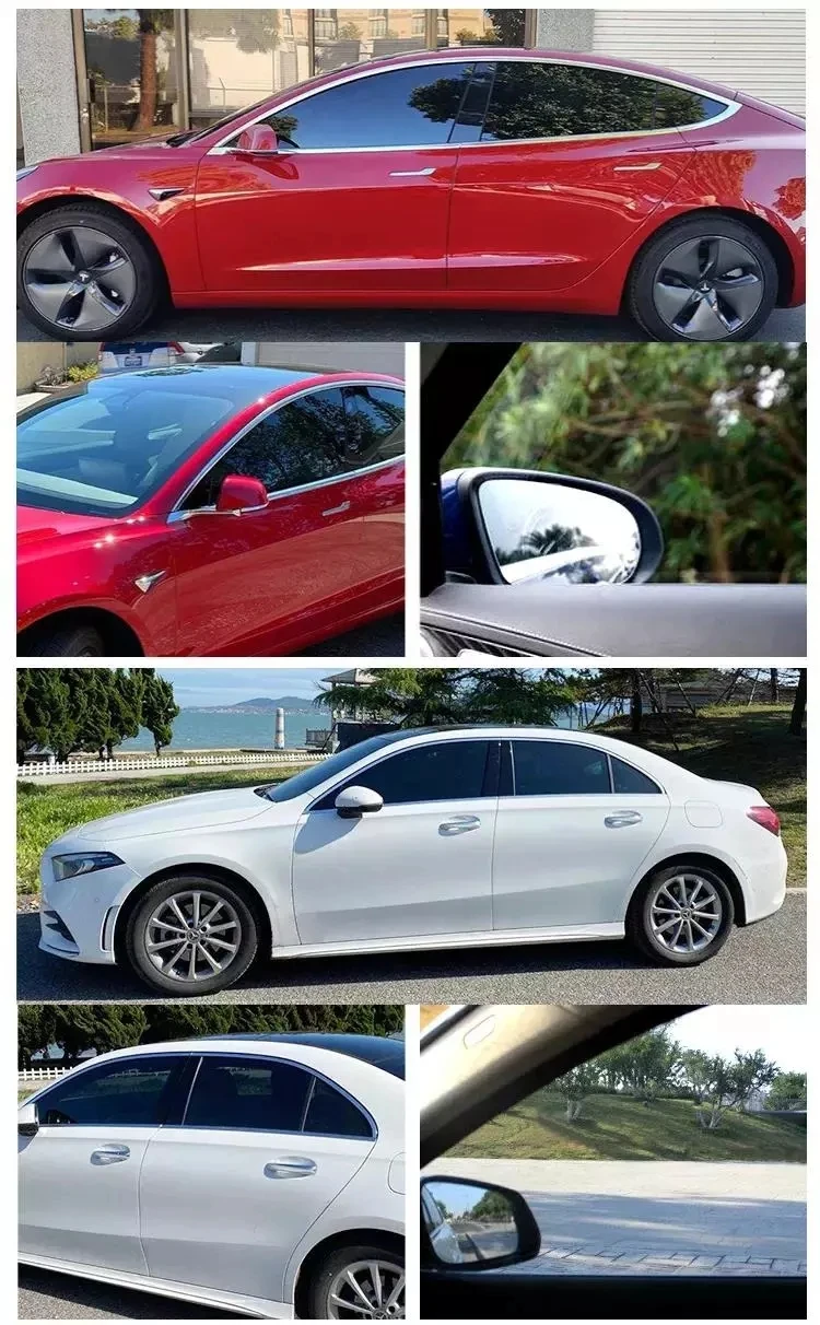 Nano Ceramic Car Window Film Heat Block UV Protection Privacy Energy Saving Static Cling Removable for Auto Truck Glass
