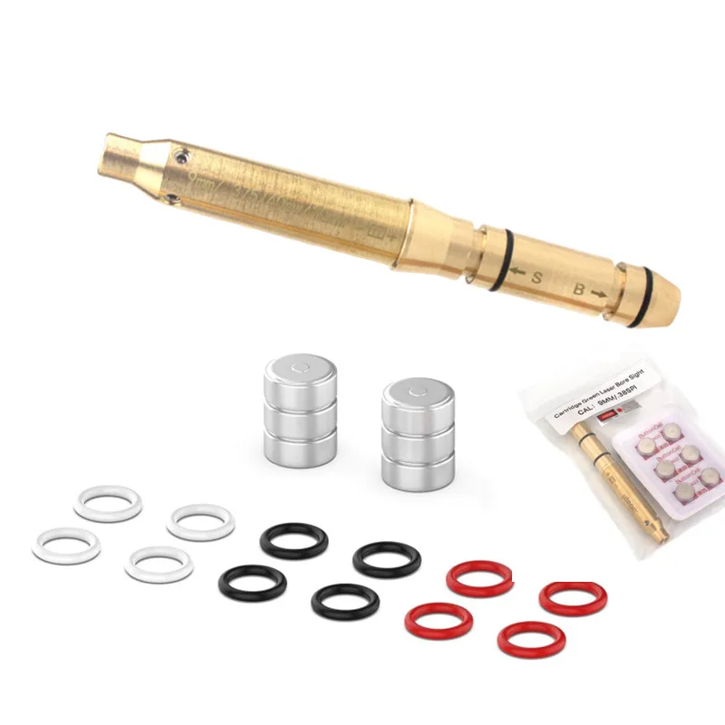 Outdoor .22lr Laser Bore Sight .177/22LR/.223/.17/. 38spl Cal Laser Boresighter 45ACP 9MM Laser Collimator