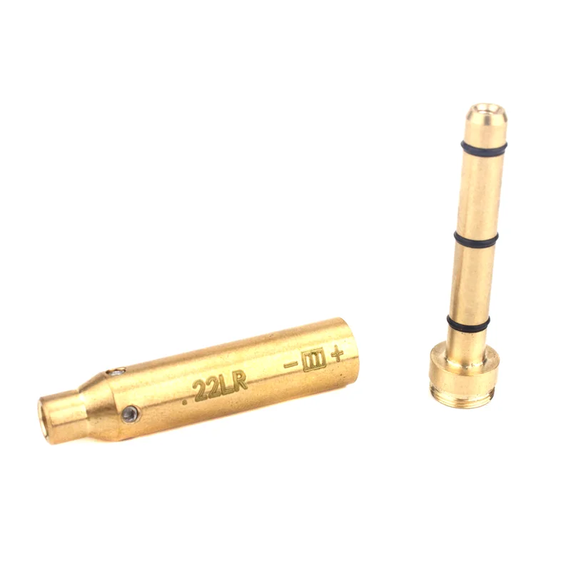 Outdoor .22lr Laser Bore Sight .177/22LR/.223/.17/. 38spl Cal Laser Boresighter 45ACP 9MM Laser Collimator