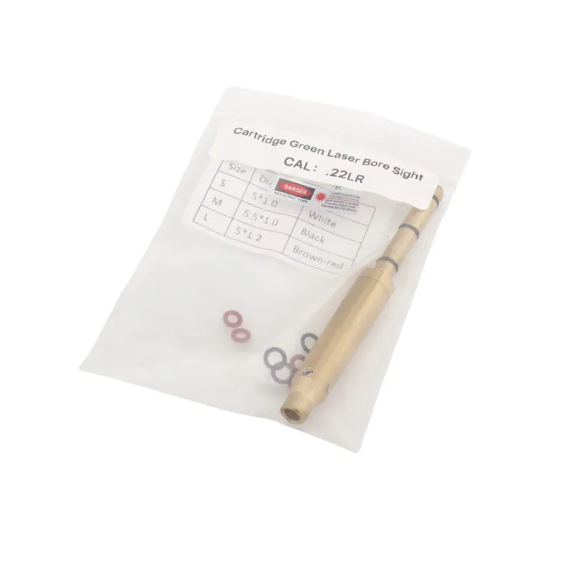 Outdoor .22lr Laser Bore Sight .177/22LR/.223/.17/. 38spl Cal Laser Boresighter 45ACP 9MM Laser Collimator