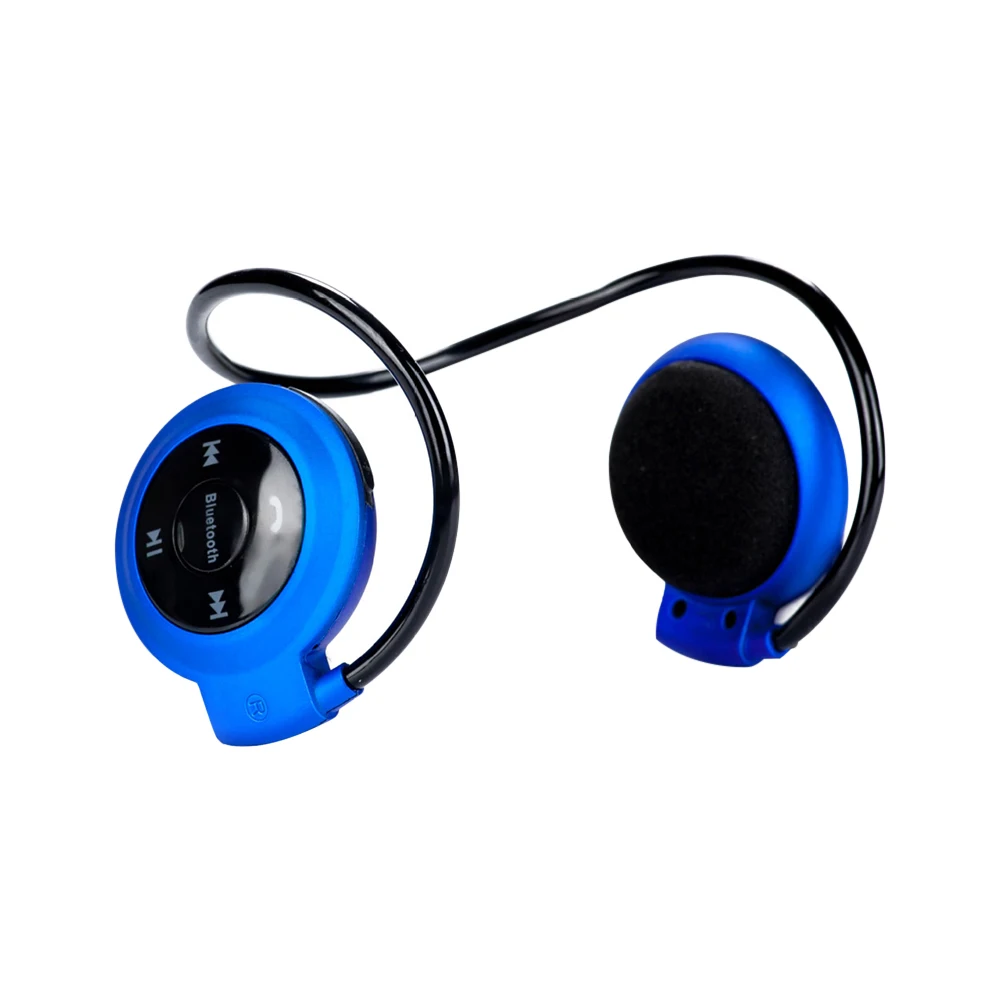 Sport Wireless Bluetooth-compatib Headphones Stereo Earphones Mp3 Music Player Headset Earpiece Micro SD Card Slot Handsfree Mic
