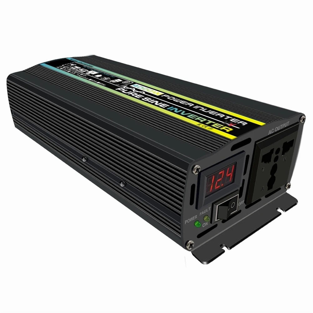 Pure Sine Wave Inverter 12V/24V/48V/60V To AC 110V 220V 8000/6000/4000/3000W Voltage Transformer Power Converter Solar Inverter