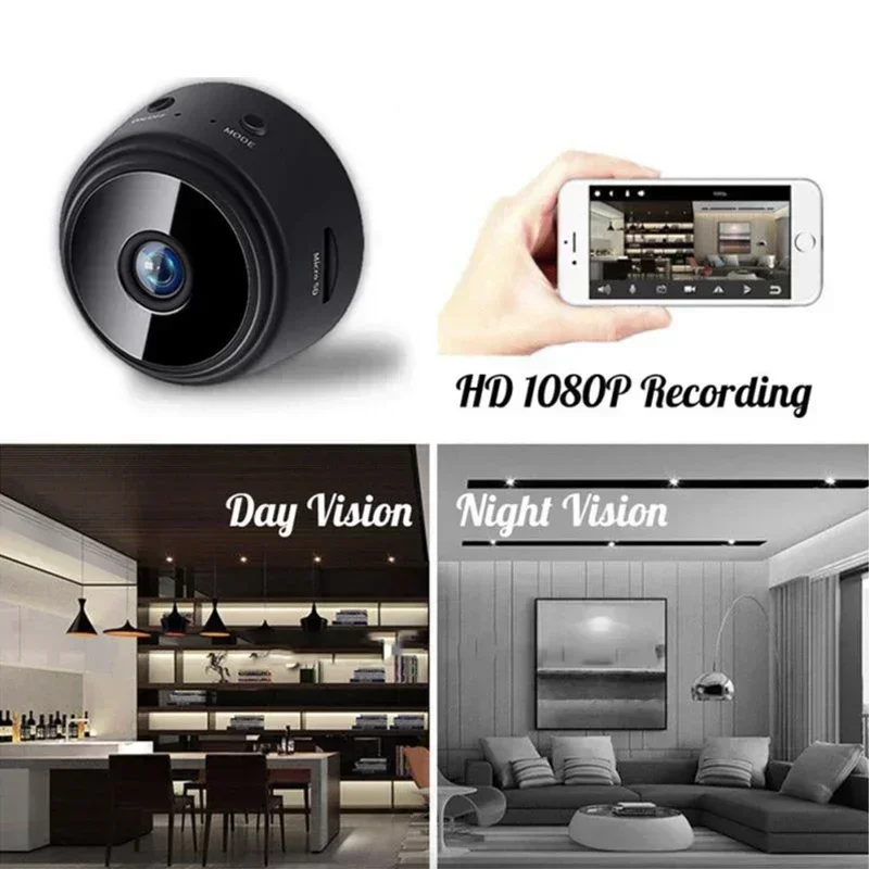 Lenovo A9 1080P Wifi Mini Camera Security Monitoring Wireless Remote Night Vision Video Surveillance Smart DV Cam HD Camera