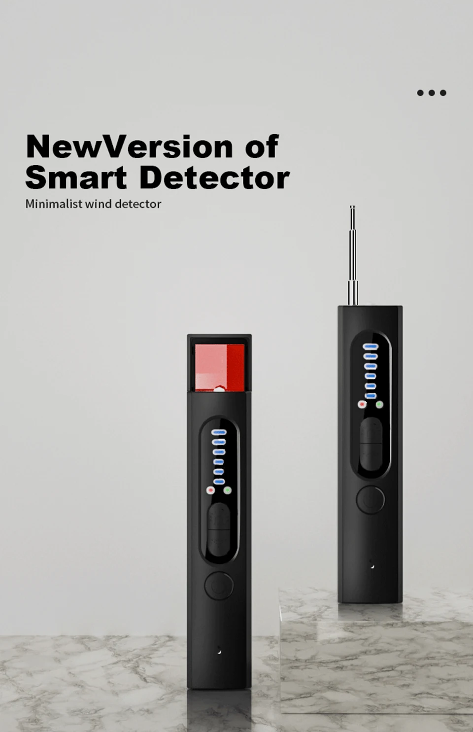 Portable Signal Detector Anti-Peeping Camera Finder Anti-Spy Infrared Scanner Signal Source Anti-Lost Sound and Light Alarm