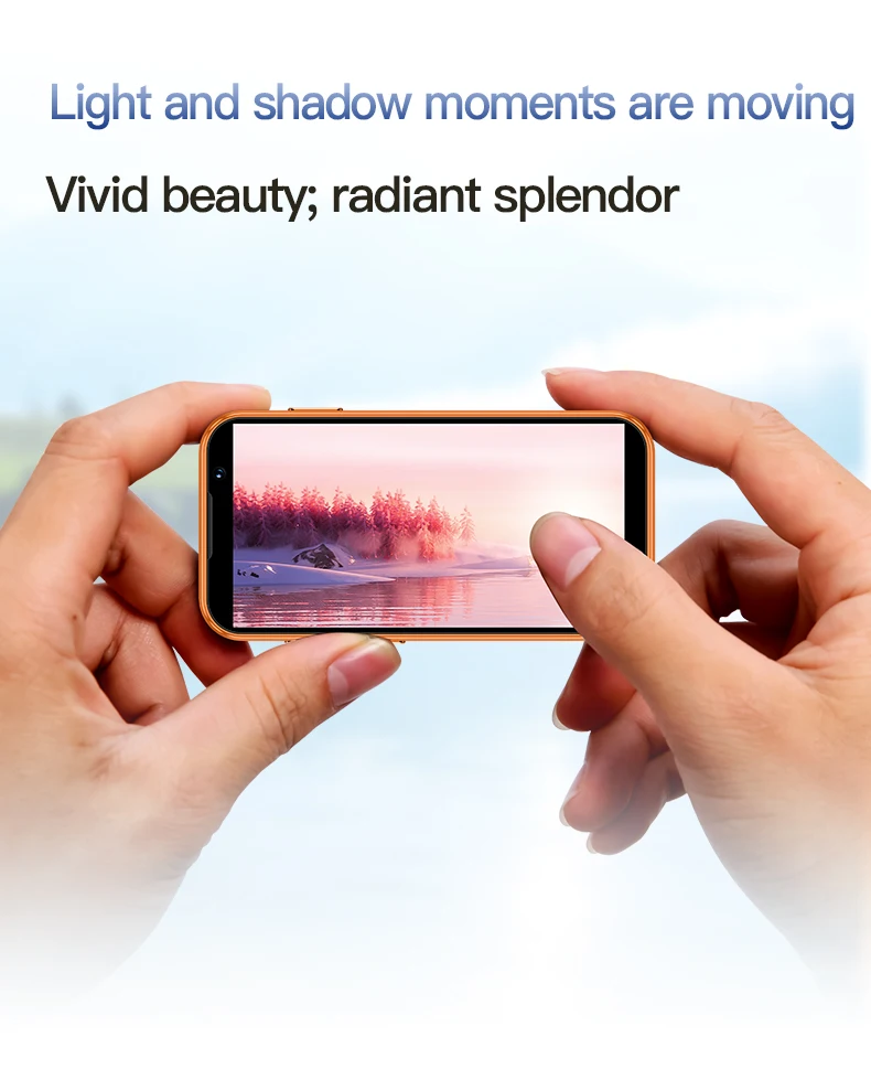 SOYES XS18Pro Mini Smartphone 3.0" Display 2GB RAM 16GB ROM Dual SIM Standby Dual Camera Android 9.0 Apps WiFi i17 Mini Phone