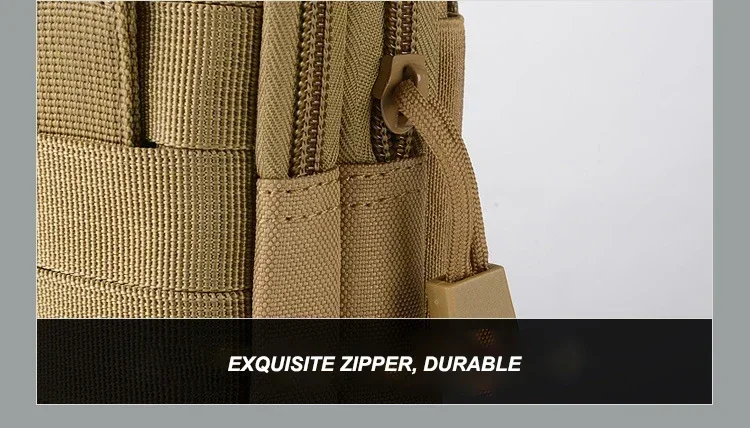 Tactical Waist Belt Bag Outdoor Bag Versatile Fanny Bag Hiking Legging Hanging Travel Mountain Waist Bag Pouch Camping Equipment