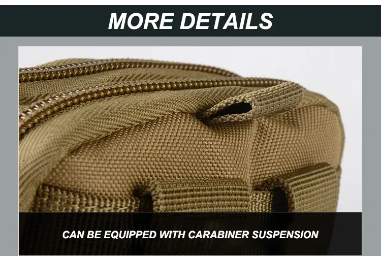 Tactical Waist Belt Bag Outdoor Bag Versatile Fanny Bag Hiking Legging Hanging Travel Mountain Waist Bag Pouch Camping Equipment