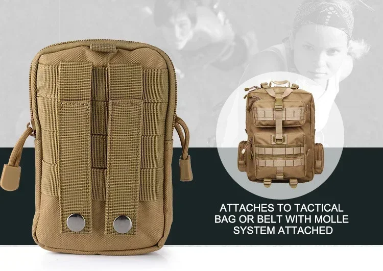 Tactical Waist Belt Bag Outdoor Bag Versatile Fanny Bag Hiking Legging Hanging Travel Mountain Waist Bag Pouch Camping Equipment