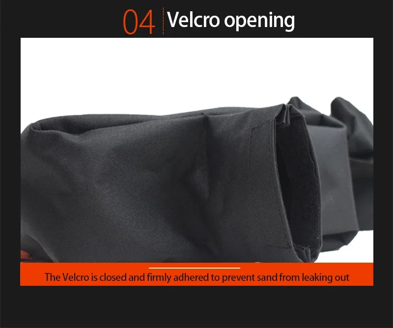 Front And Rear Bags Sandbags (Without Sand) Outdoor Camping Storage Bag Portable Item Storage And Storage Sandbags