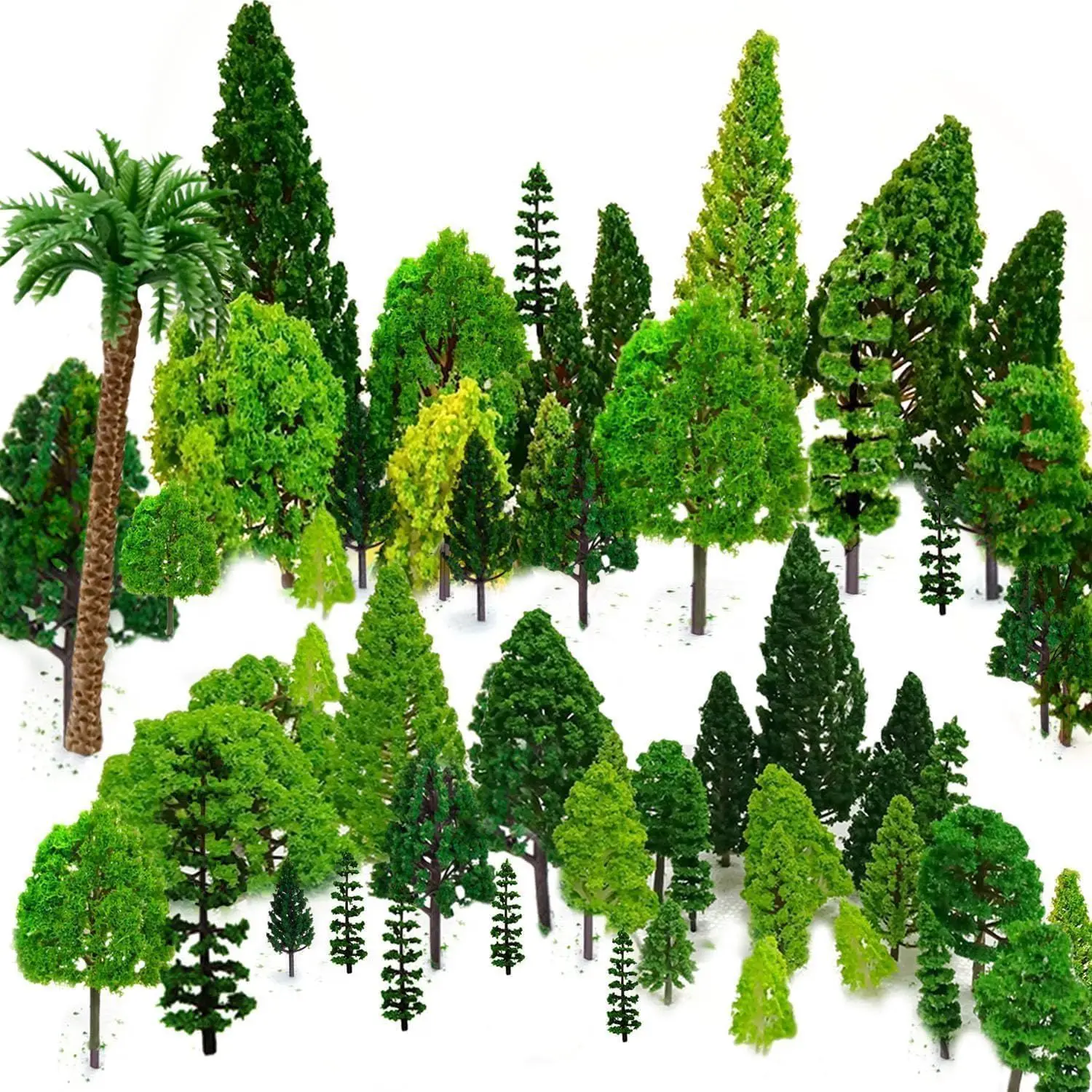 Model Tree Decorations Artificial Miniature Tree Scenery Railroad Decorative Building Landscape Accessories DIY Landscape Garden