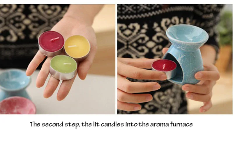 Candle Aromatherapy Furnace Aromatherapy Lamp Essential Oil Furnace Household Romantic Burner Home Decor