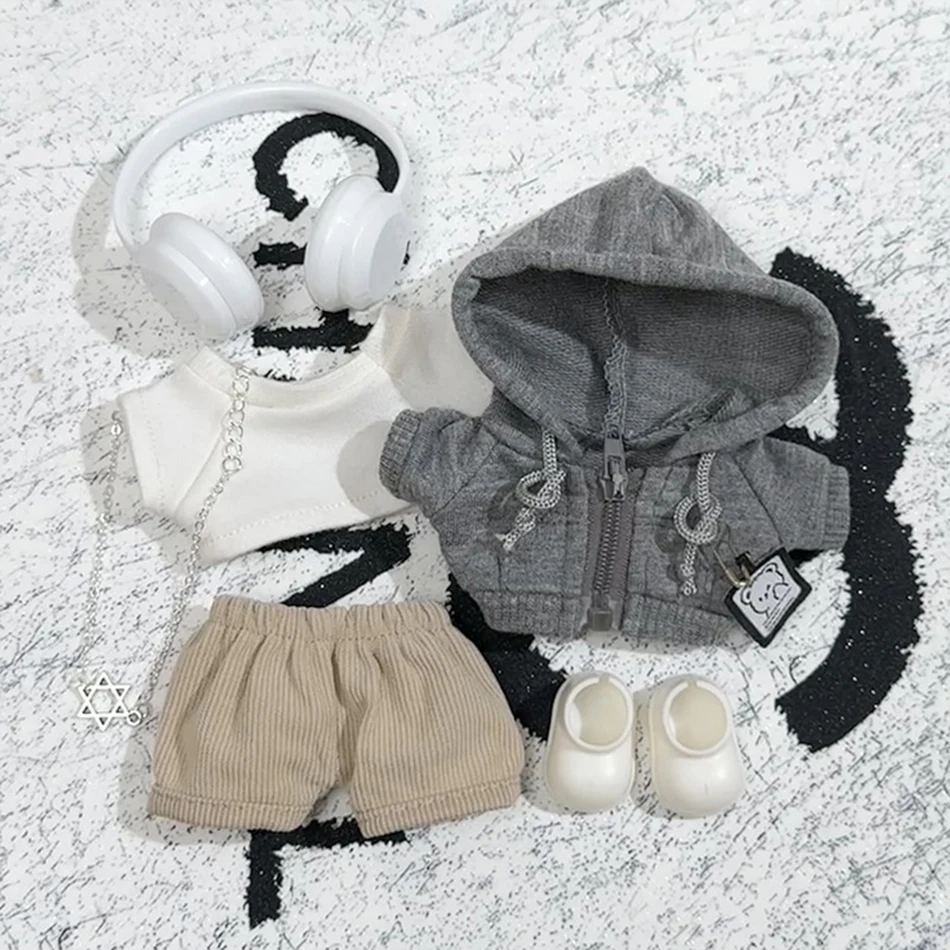 For Labubu Big Into Energy Series Clothes Casual Hoodie Grey Leisure Trend Fashion Sweatshirt Jacket Lovely Outfit Gifts