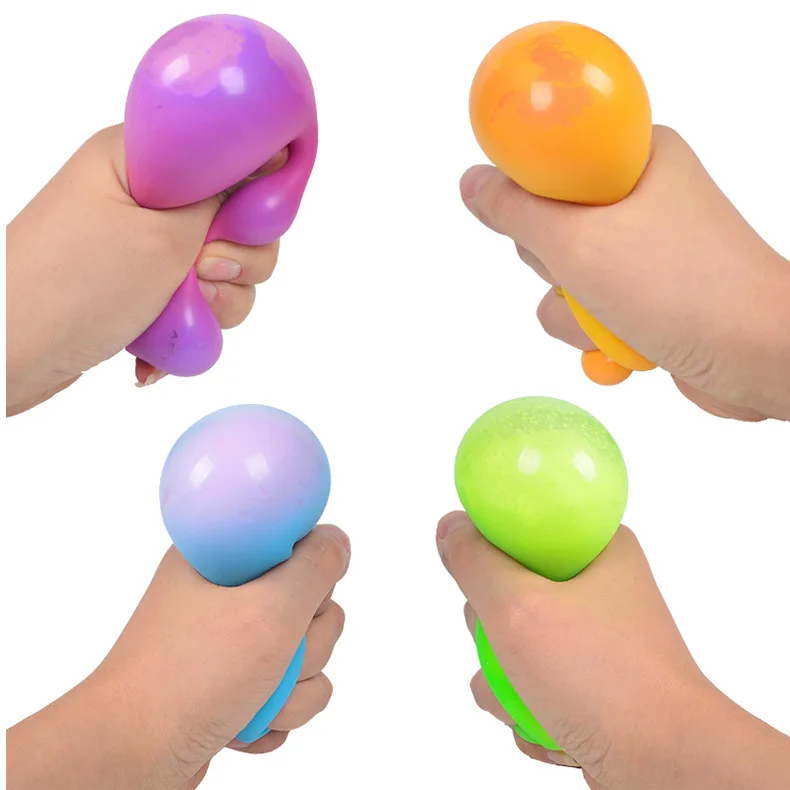 Slow Rising Stress Balls Fidget Toys for Adults Dough Squishy Balls Soft Sensory Calm Down Item for Classroom Autism ADHD
