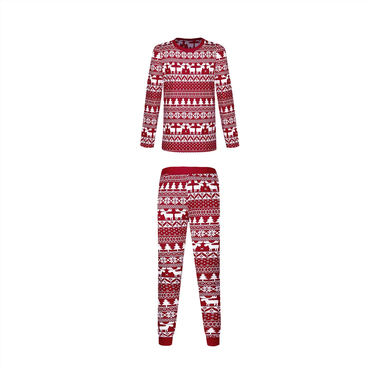 Mommy and Me Clothes 2026 New Christmas Pajamas Set for Family Soft Cute Sleepwear Adults Kids 2 Pieces Suit Xmas Look Outfits