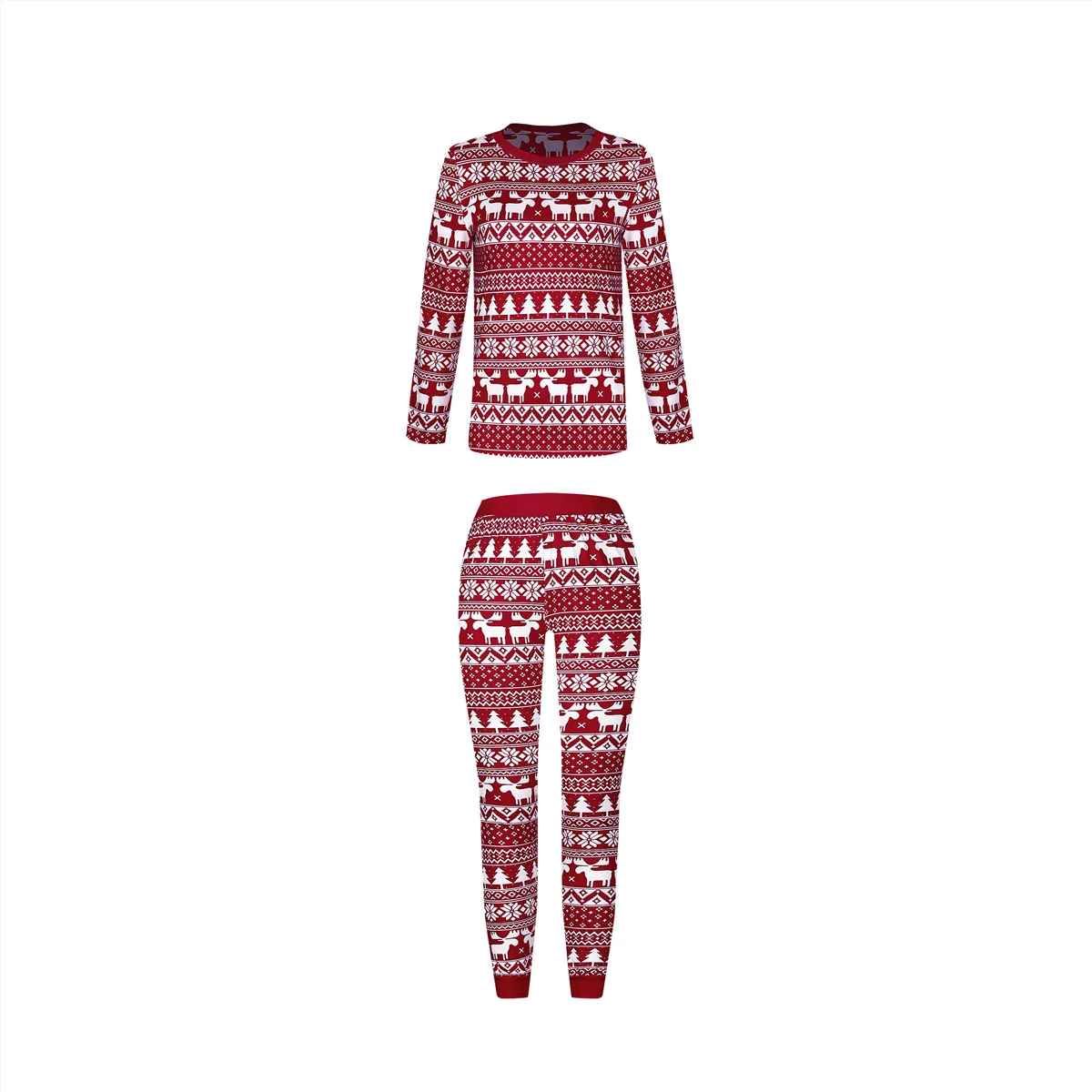 Mommy and Me Clothes 2026 New Christmas Pajamas Set for Family Soft Cute Sleepwear Adults Kids 2 Pieces Suit Xmas Look Outfits