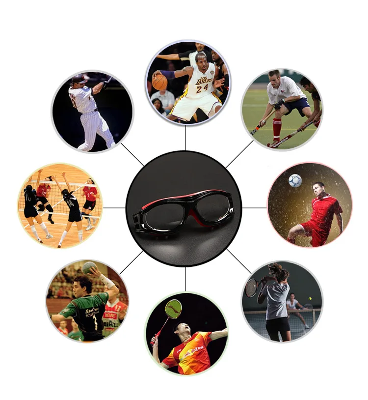 Children Myopia Basketball Sport Eyewear Football Eye Anti-Collision Glass Training Goggles Cycling Glasses Customizable lenses