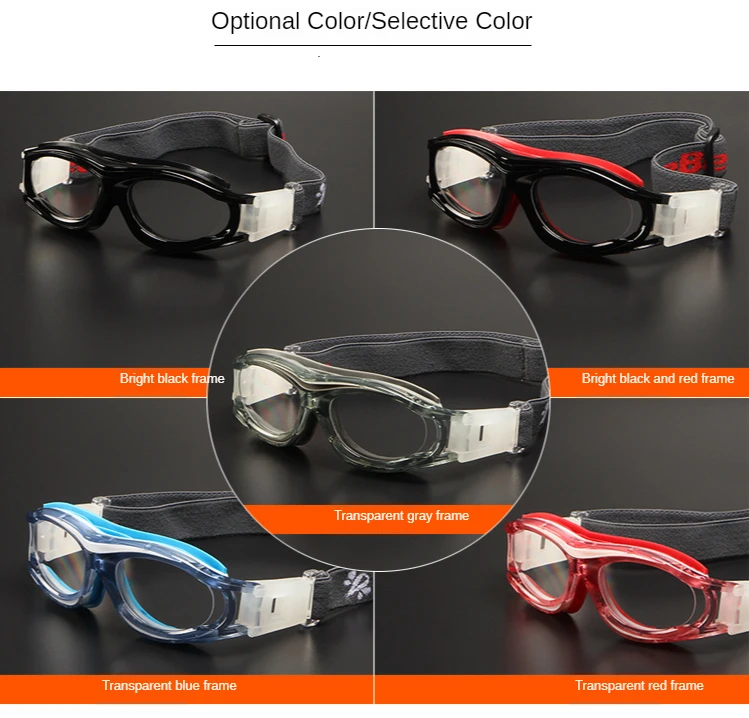 Children Myopia Basketball Sport Eyewear Football Eye Anti-Collision Glass Training Goggles Cycling Glasses Customizable lenses