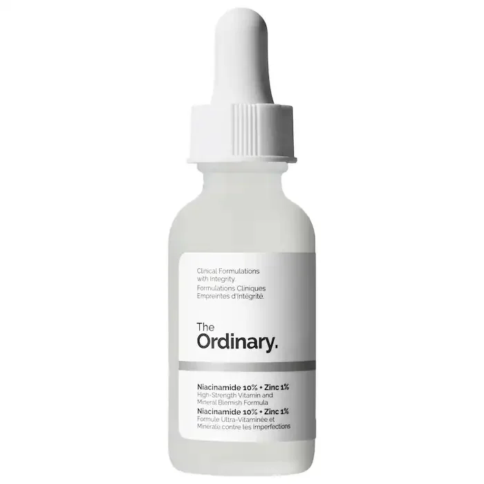The Ordinary Niacinamide 10% + Zinc 1% Serum 30ml Essence Suitable for Acne-prone Skin Can Smooth Brighten Support The Skin