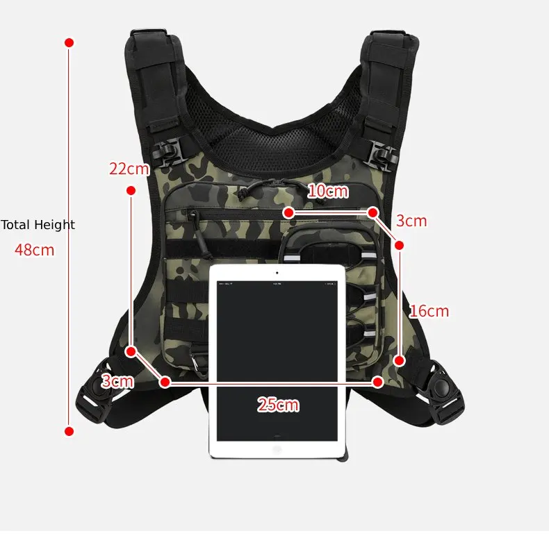 Running Chest Pack Outdoor Sports Vest Backpack For Hiking Race Marathon Bag Men Women Sports Tactical Pouch Camping Backpack