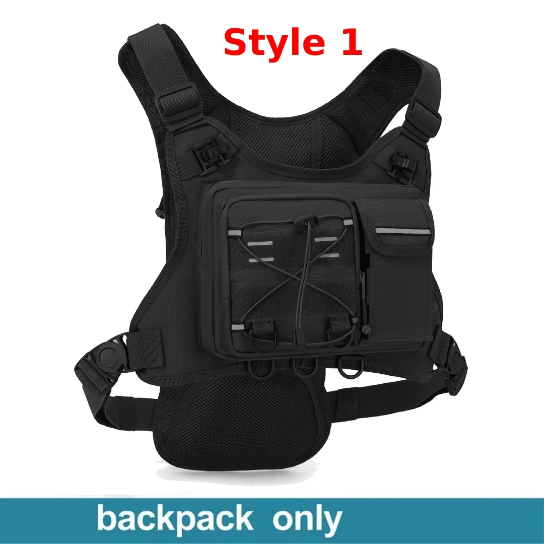 Running Chest Pack Outdoor Sports Vest Backpack For Hiking Race Marathon Bag Men Women Sports Tactical Pouch Camping Backpack