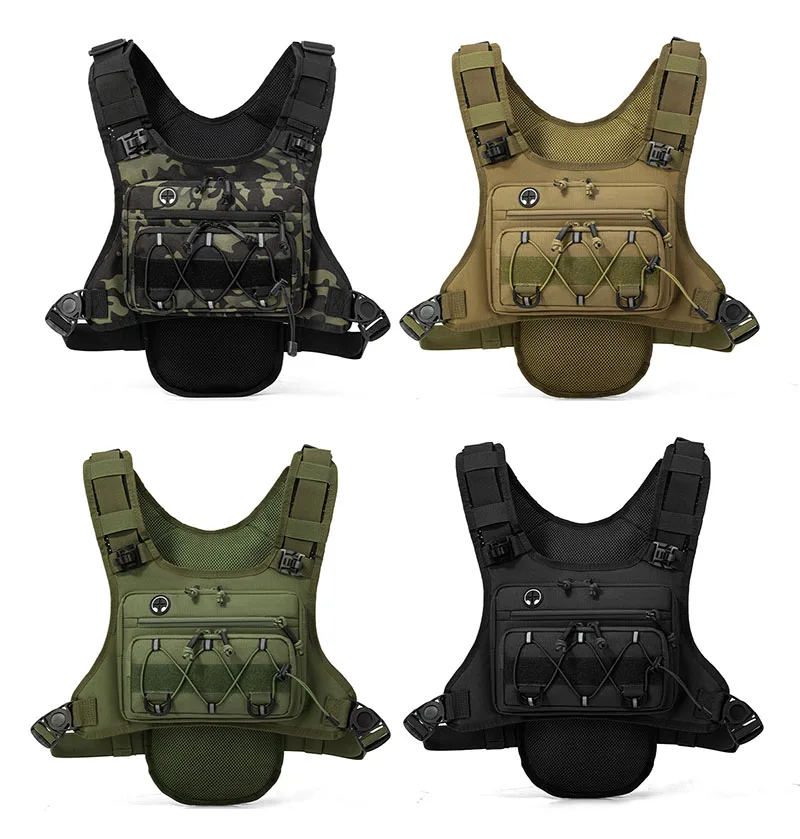 Running Chest Pack Outdoor Sports Vest Backpack For Hiking Race Marathon Bag Men Women Sports Tactical Pouch Camping Backpack