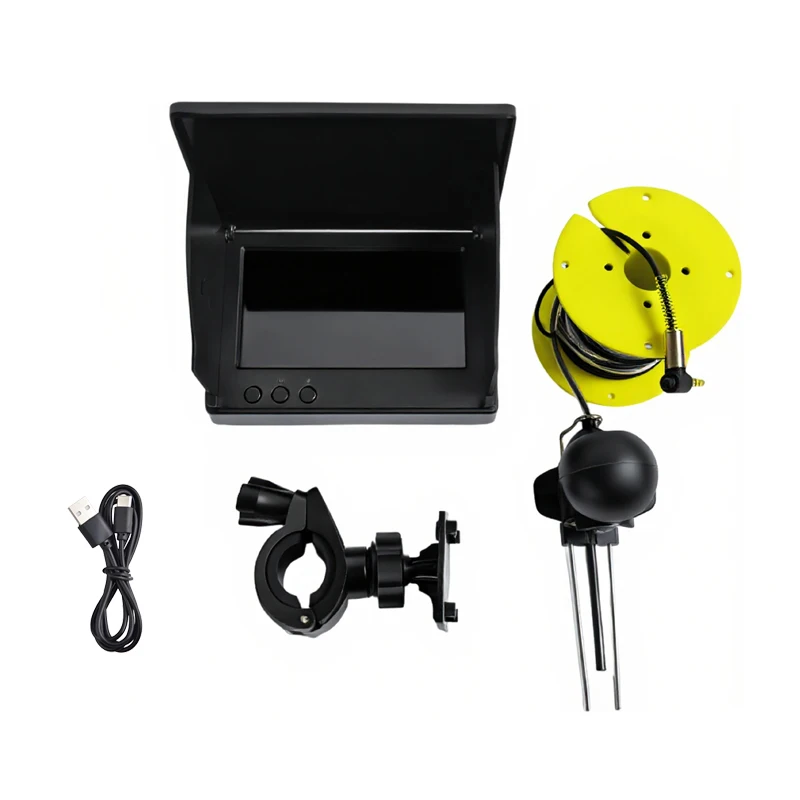 Dodosee 220° Underwater Fishing Camera Handheld 1080P 4.3'' LCD Fish Finder Portable Fish Depth Finder Water With Night Vision