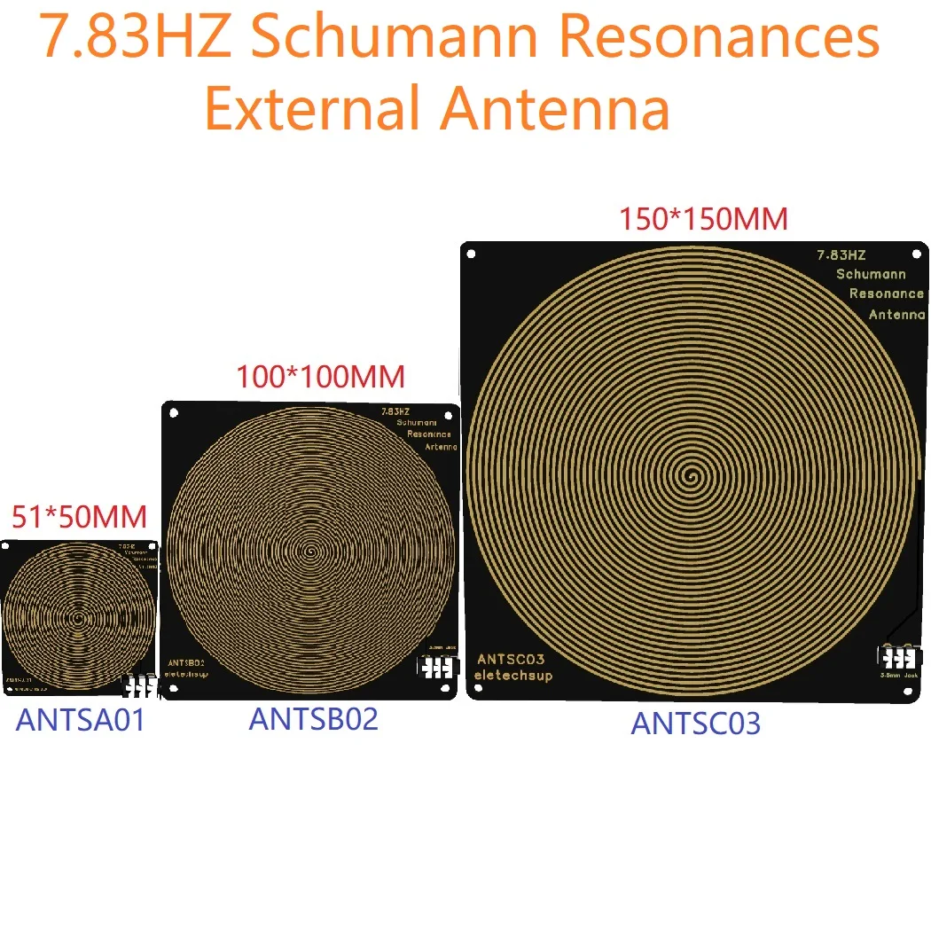 0.01-300KHZ Adjustable Schumann Resonances 7.83HZ External Antenna 3.5MM Audio Input for SMLDA01 SMJAC03 SMECN04