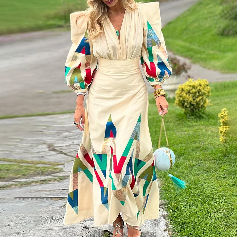 New 2026 Spring Sequined Women's Two Piece Fashion V-neck Long Sleeved Pullover Suit Casual High Waist A-line Skirt Banquet Set