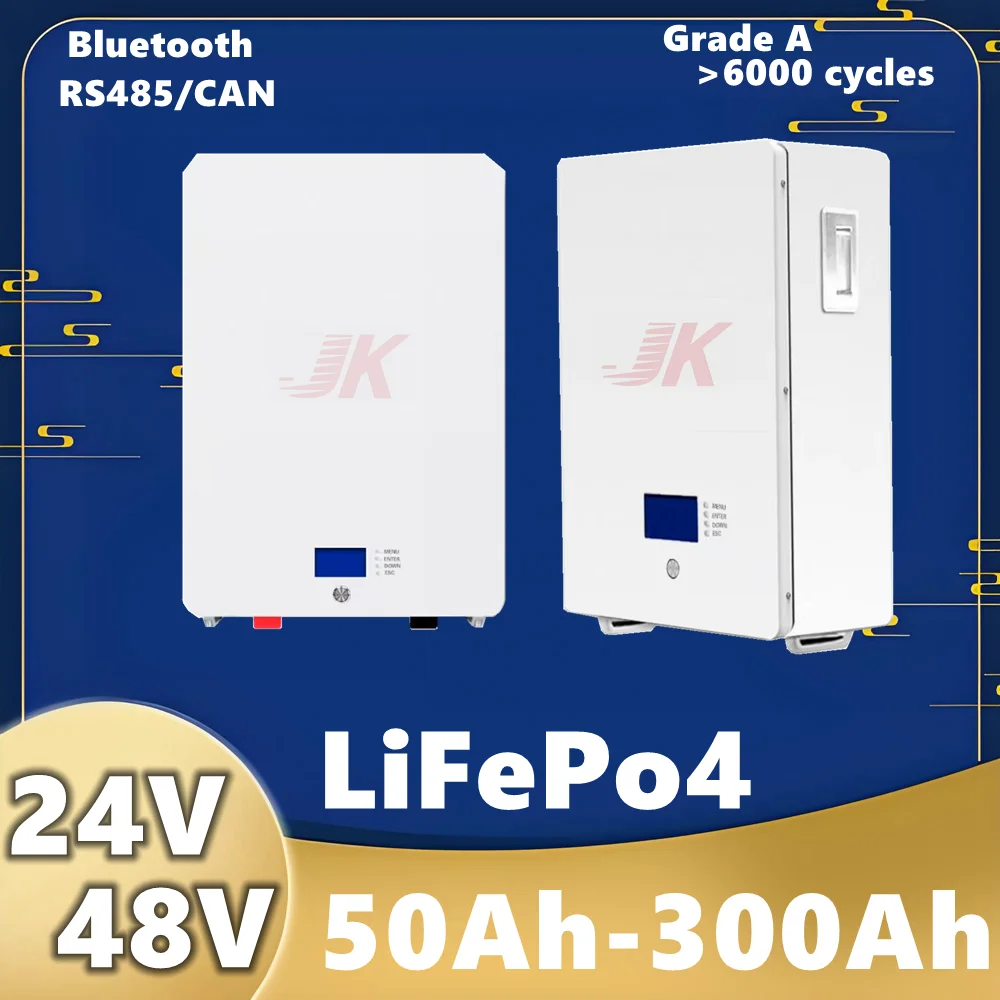 24V 48V 2KW 3KW 5KW Solar energy 100ah 150ah 200ah 50ah Lithium Lifepo4 Battery for Energy Storage PV Household Inverte power