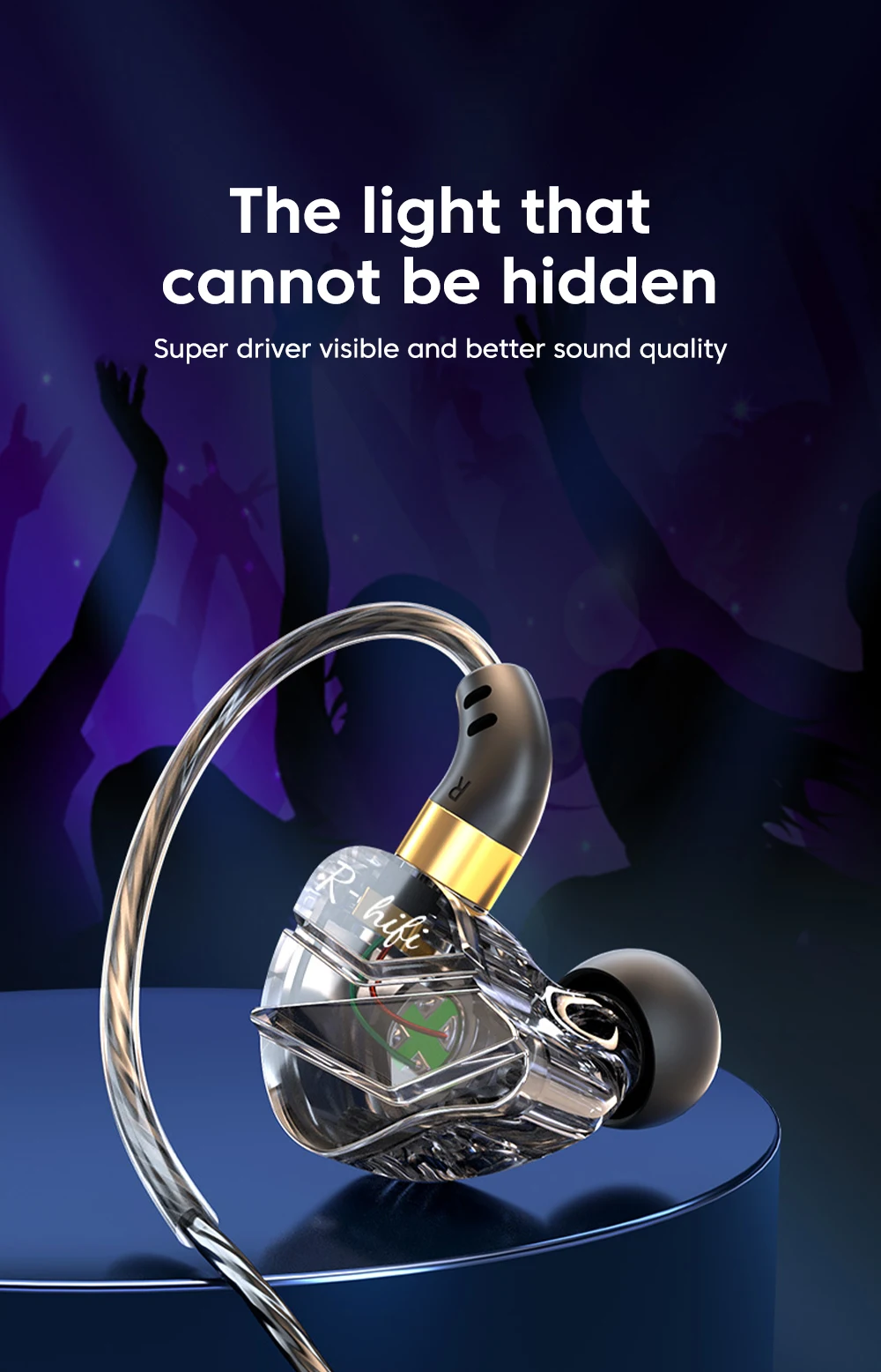 Type-C Wired Headphones In-Ear Sports Heavy Bass Gaming Earphones With Mic Volume Adjustment Call Line Control Cellphones Earbud