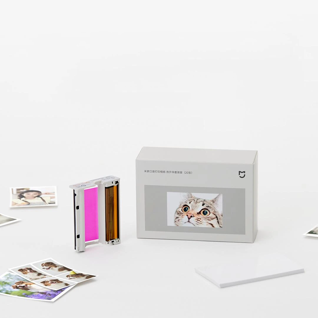 Xiaomi Portable Dye-Sublimation Photo Paper/Stickers 50 Sheets Original zink Mijia Pocket Printer Self-adhesive Photo Paper