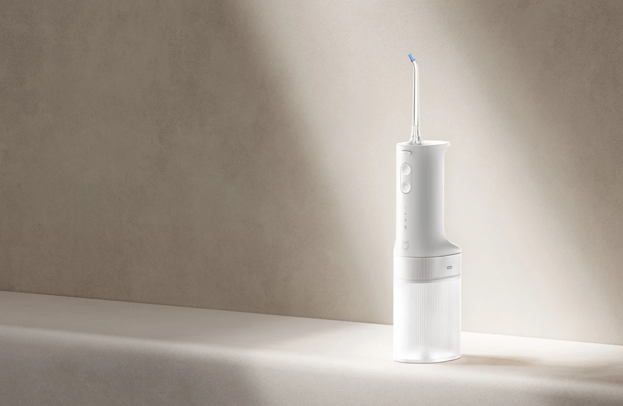 MIJIA Electric Oral Irrigator 2,IPX7 Waterproof Rating,200ML Water Tank,3 Frequency Conversion Modes,Water Flosser Dental