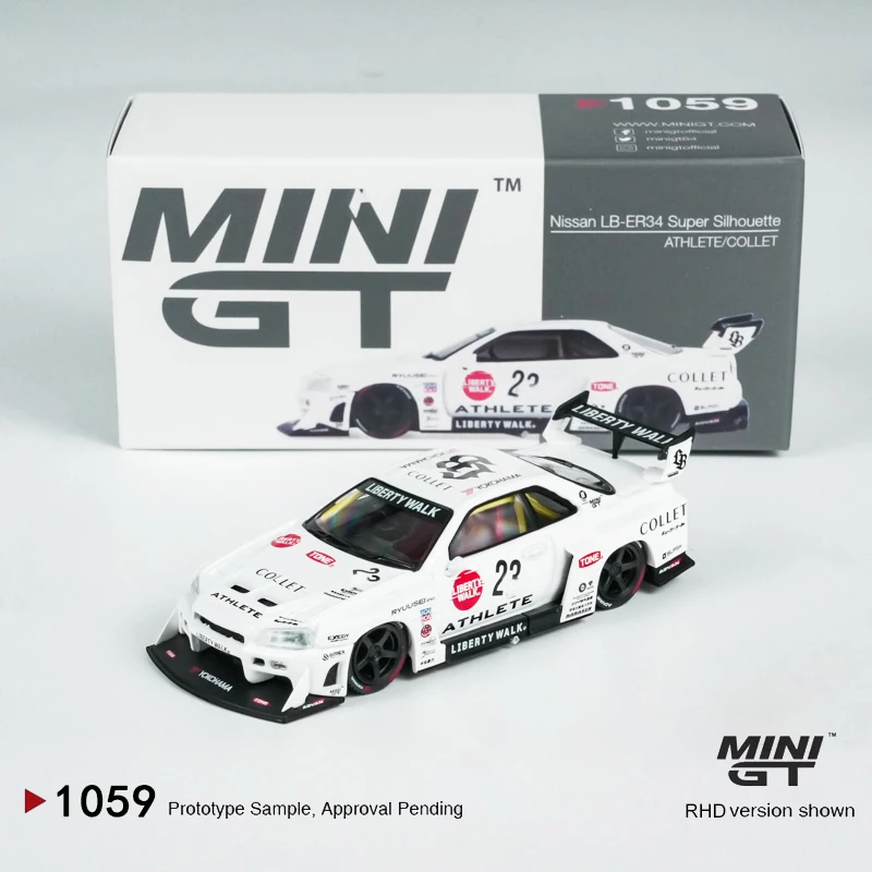 MINIGT 1:64 Porsche Lamborghini LWBK A80 ER34 1087 alloy car Model 1059 1081 1068 1067 1053 967 1083 1066 1054 984 1052 977