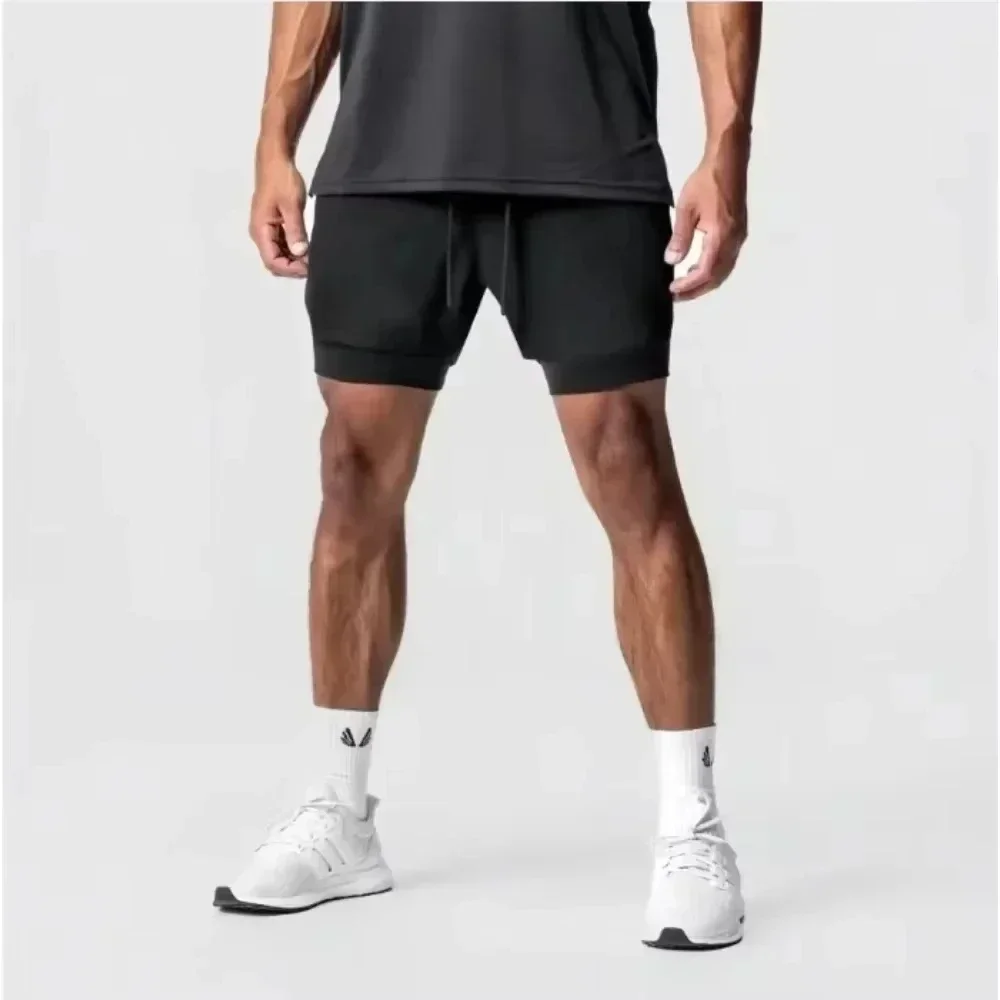 2026 Summer Jujutsu Kaisen Men's Cosplay Shorts Double-layer Two-in-one Shorts Quick-drying Fake Two-piece Unisex Shorts