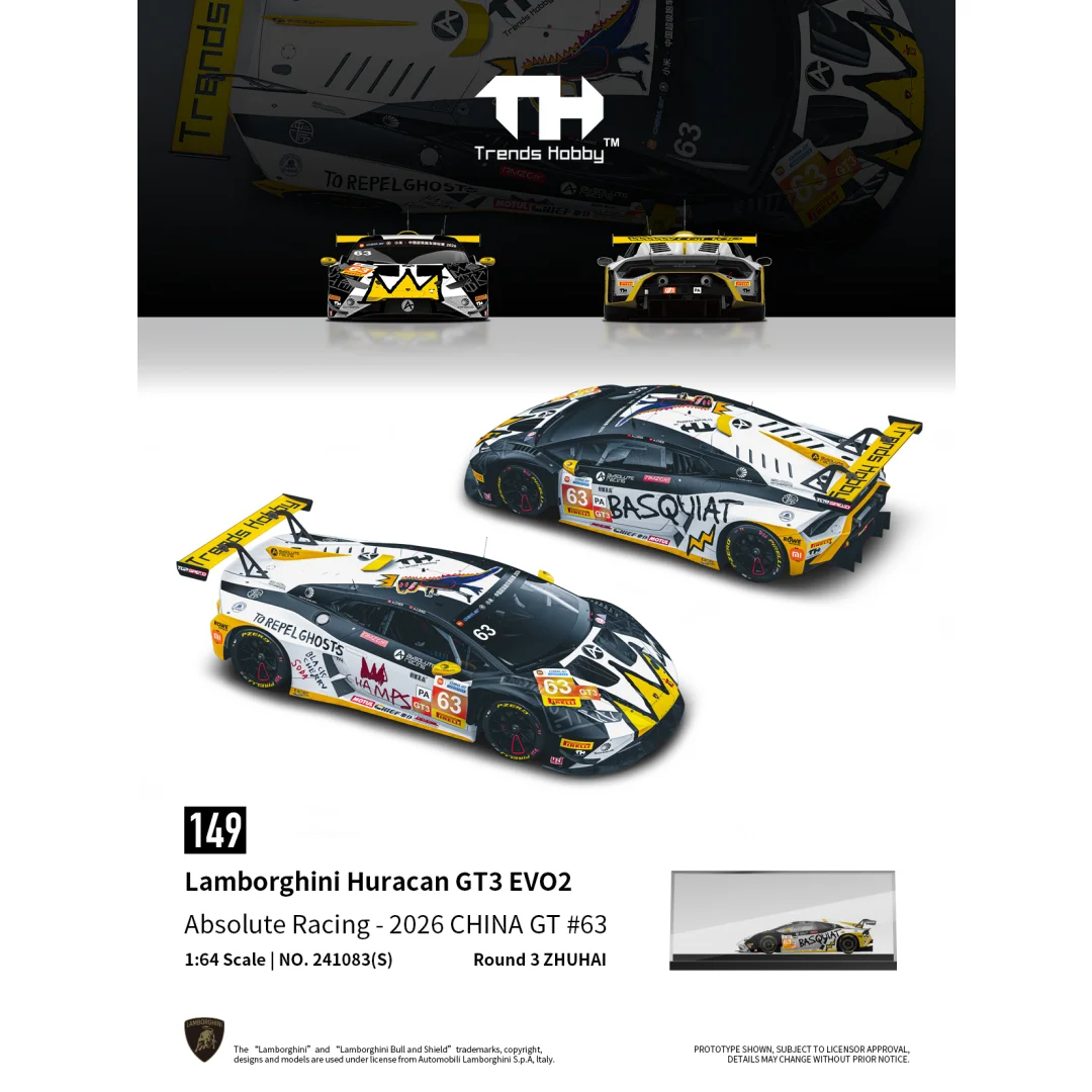 Trends Hobby 1:64 Porsche 911 GT3 Alloy Diecast Car Model Lamborghini Huracan Free Wheels Diecast Collection Gift