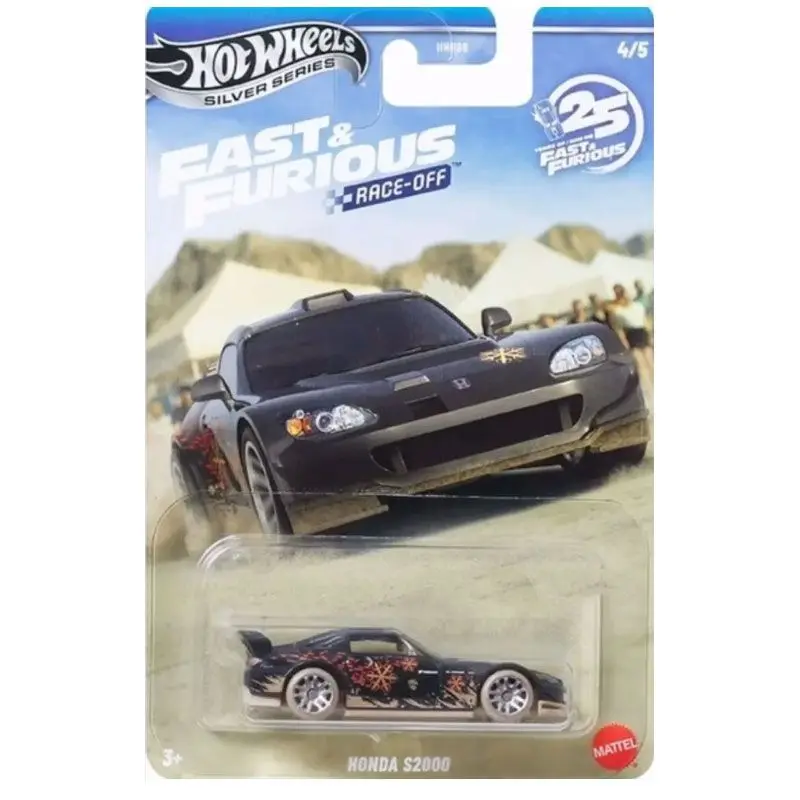 Hot Sale Hot Wheels Hnr88 Fast & Furious Race Off Series Die Casting Toyota Mazda Model Car Toy Collection Car Boy Birthday Gift
