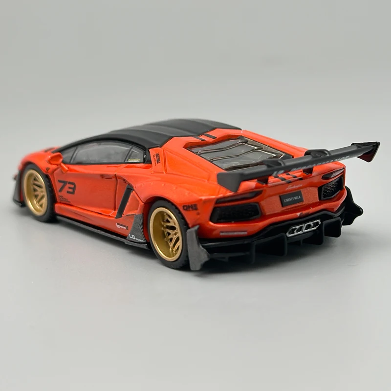 MINIGT 1:64 NISSAN R35 Matte Grey Lamborghini Aventador Martin DBS White ZR1 Yellow Alloy Car Model 1248 1133 1225 1158