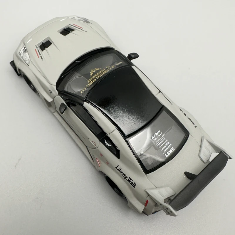 MINIGT 1:64 NISSAN R35 Matte Grey Lamborghini Aventador Martin DBS White ZR1 Yellow Alloy Car Model 1248 1133 1225 1158